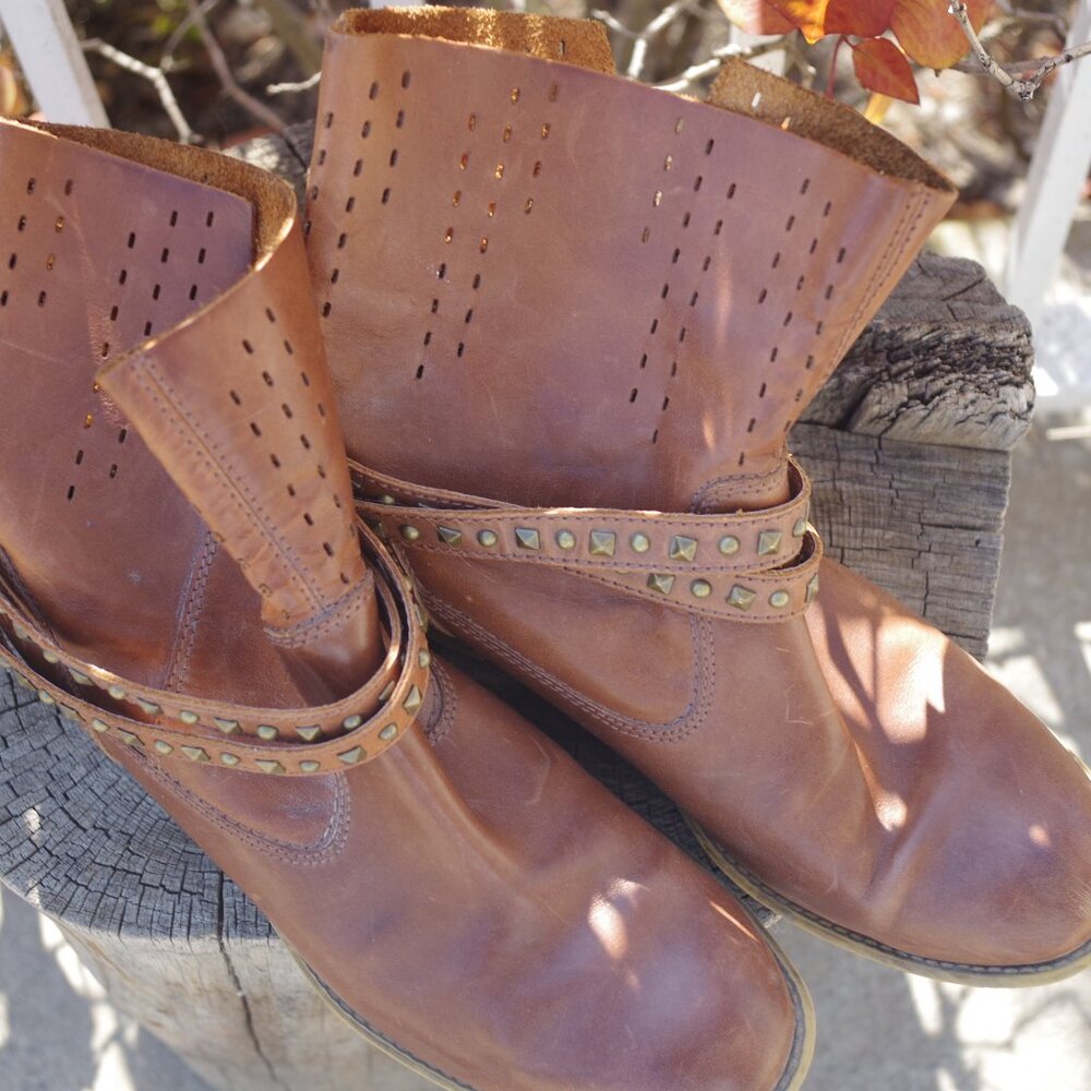 Women's Blondo Ankle Genuine Leather Boots